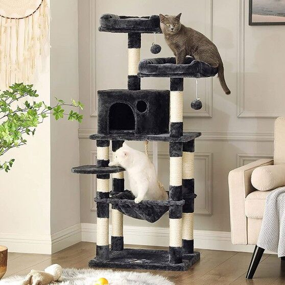 Cat Condo with Hammock for Large Cats