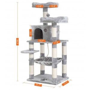 Large cat tree with hammock best sale