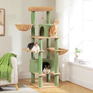 Big Cat Tree for Large Cats with Hammock