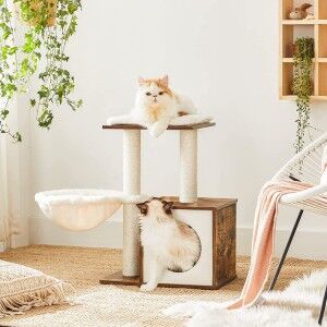 Small Modern Cat Furniture with Hanging Basket