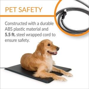 Outdoor Heated Pet Pad and Cover