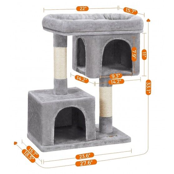 Small Cat Tree for Big Senior Cats