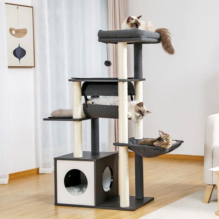 Cat Climbing Trees : Tall Towers for Active Cats